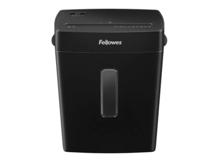 Fellowes P-42C Destructora de Papel Manual Corte en Particulas P-4 - Destruye hasta 8 Hojas - Capacidad de la Papelera 15L - Color Negro
