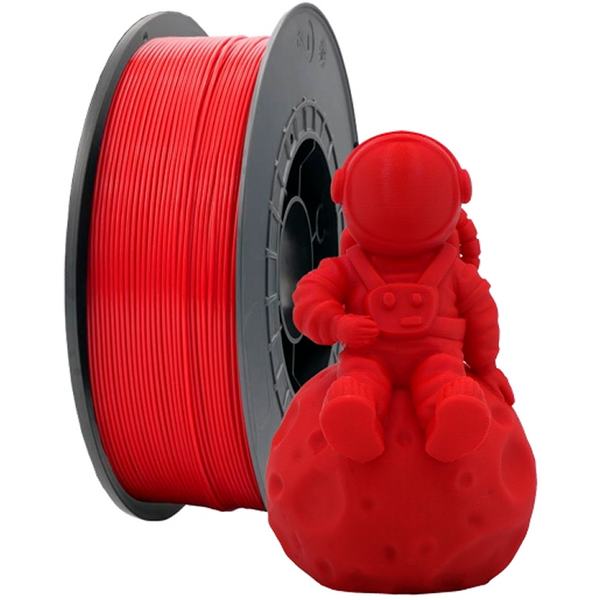 Filamento 3D PETG - Diametro 1.75mm - Bobina 1kg - Color Rojo