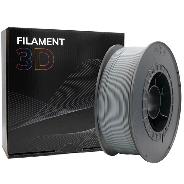 Filamento 3D PLA - Diametro 1.75mm - Bobina 1kg - Color Gris