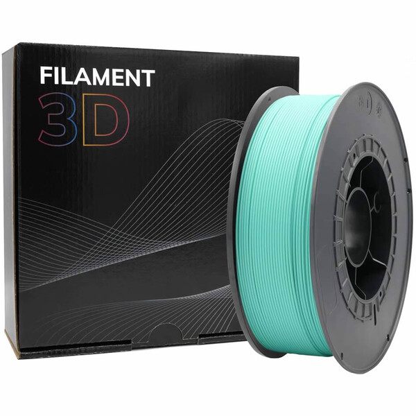 Filamento 3D PLA - Diametro 1.75mm - Bobina 1kg - Color Verde Pastel
