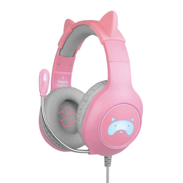 FR-TEC Auriculares Gaming Tanooki - Auriculares Gaming con Luz LED - Sonido Estereo Hd en Altavoces de 50mm - Cancelacion de Rui
