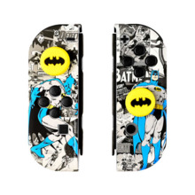 FR-TEC Combo Pack Batman Carcasas Duras Protectoras para Joycons Nintendo Switch - Grips con Logo de Batman - Caja de 16 Juegos