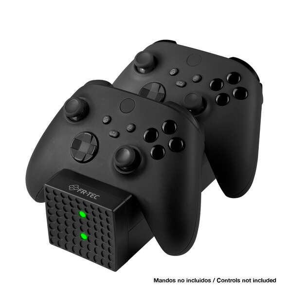 FR-TEC Estacion de Carga Dual Charging Station Compatible con Xbox Series X/S y Xbox One - Diseño Elegante - Funcionamiento Sen