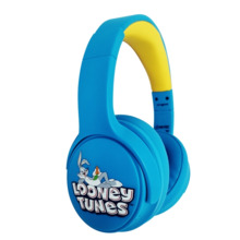 FR-TEC Looney Tunes Auriculares Gaming Bluetooth con Microfono Integrado - Limitacion de 85dB - Diadema Ajustable - Almohadillas