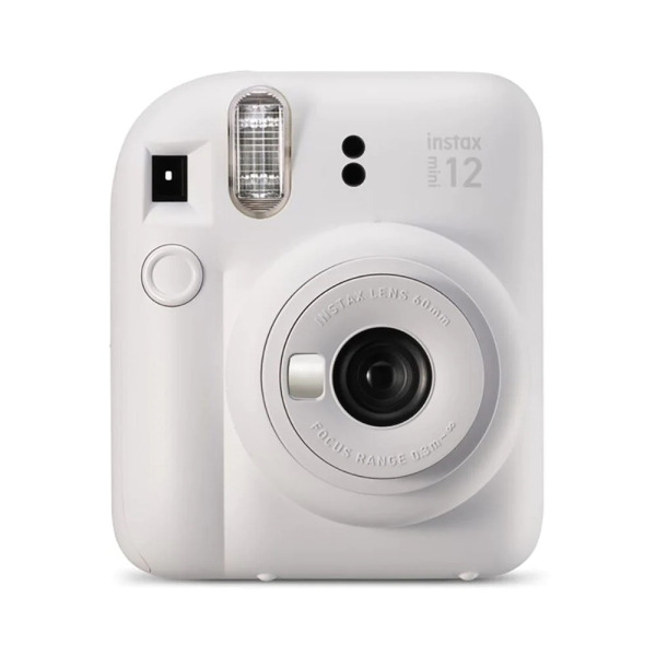 Fujifilm Instax Mini 12 Clay White Camara Instantanea - Tamaño de Imagen 62x46mm - Flash Auto - Exposicion Automatica - Mini Es
