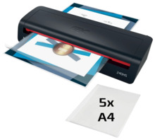 GBC 240HS Home Office A3 Plastificadora - Calentamiento en 2 Minutos - Desde Documentos de Identidad hasta Documentos A3 - Compa