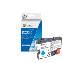 Compatible G&G Brother LC3235XL/LC3233 Cyan Cartucho de Tinta Generico - Reemplaza LC3235XLC/LC3233C