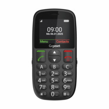 Gigaset GL395 Telefono Movil para Mayores Pantalla 2.2" - IP44 - Base de Carga - Color Negro