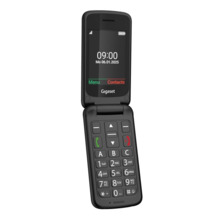 Gigaset GL595 Telefono Movil para Mayores Pantalla 2.8" -Tipo Concha - IP44 - Base de Carga - Color Negro