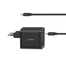 Hama Essential Fuente de Alimentacion Universal para Portatil - Potencia 45W - Voltaje 5-20V - Cable 2m - Power Delivery - Color