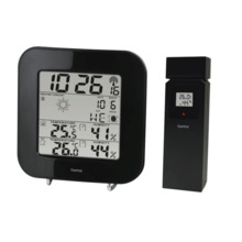 Hama Ews-200 Estacion Meteorologica - Reloj - Prevision Meteorologica - Sensor Exterior - Radiofrecuencia - Termometro - Higrome