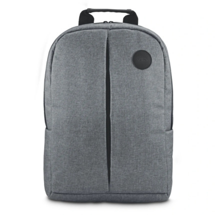 Hama Genua Mochila para Portatiles hasta 15.6" - Capacidad 14L - Poliester - Interior Acolchado - Bolsillo Frontal - 35x46x9cm - Color Gris