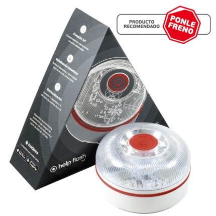Help Flash IoT Baliza de SeÃ±alizacion de Emergencia V16 Conectada con DGT - Proteccion IP54 - Datos hasta Enero 2038