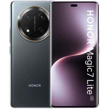 Honor Magic7 Lite Smartphone Pantalla AMOLED 6.78" - 8GB - 256GB - Camara Principal 108MP - Bateria 6600mAh - Admite Carga de 66W - Color Negro Titanio