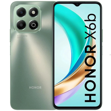 Honor X6b Smartphone Pantalla 6.56" - 4GB - 128GB - Camara Principal 50MP - Bateria 5200mAh - Admite Carga de 35W - Color Verde