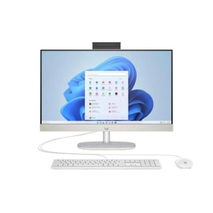 HP 27-CR0075NS All-in-One Intel Core i5-1335U - 16GB DDR5 - 512GB SSD - 27" FHD - Windos 11 Home - Color Blanco + Teclado QWERTY (ES) y Raton