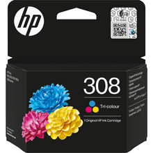 HP 308 Tricolor Cartucho de Tinta Original - 7FP20UE