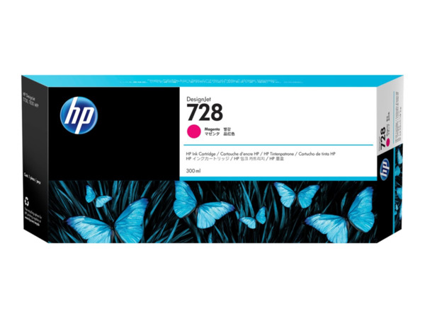 HP 728 Magenta Cartucho de Tinta Original - F9K16A