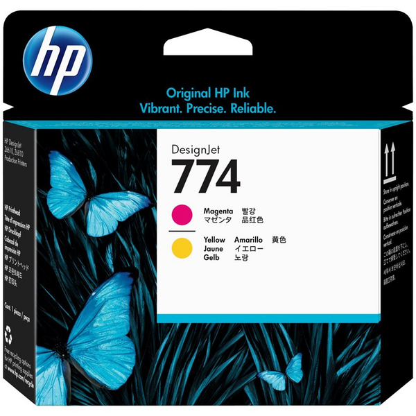 HP 774 Cabezal de Impresion Original - Magenta, Amarillo - P2V99A