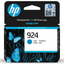 HP 924 Cyan Cartucho de Tinta Original - 4K0U3NE