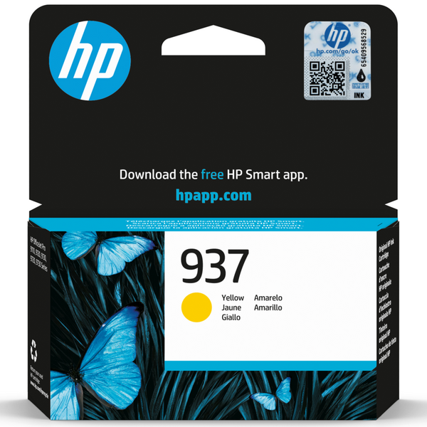 HP 937 Amarillo Cartucho de Tinta Original - 4S6W4NE