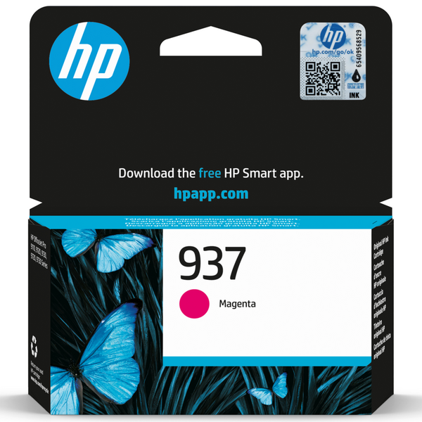 HP 937 Magenta Cartucho de Tinta Original - 4S6W3NE