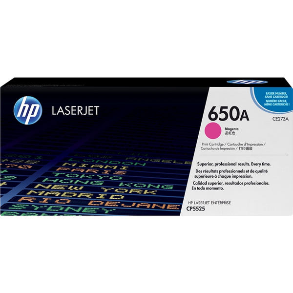 HP CE273A Magenta Cartucho de Toner Original - 650A