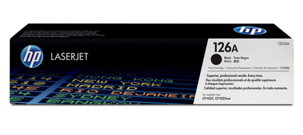 HP CE310A Negro Cartucho de Toner Original - 126A