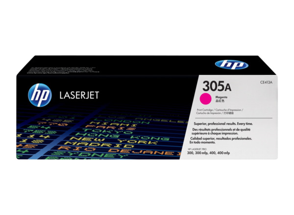 HP CE413A Magenta Cartucho de Toner Original - 305A