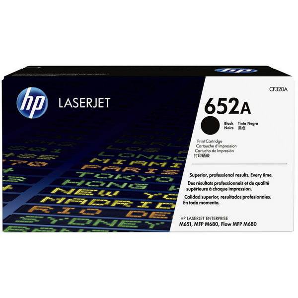 HP CF320A Negro Cartucho de Toner Original - 652A