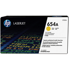 HP CF332A Amarillo Cartucho de Toner Original - 654A