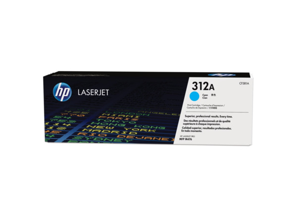 HP CF381A Cyan Cartucho de Toner Original - 312A