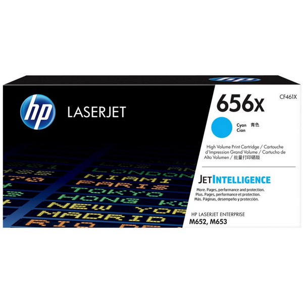 HP CF461X Cyan Cartucho de Toner Original - 656X