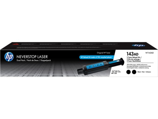 HP W1143A Negro Pack de 2 Kits de Recarga de Toner Originales - 143A