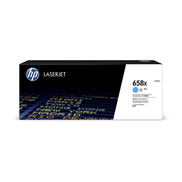 HP W2001X Cyan Cartucho de Toner Original - 658X