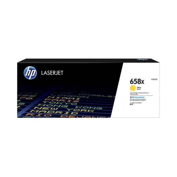 HP W2002X Amarillo Cartucho de Toner Original - 658X