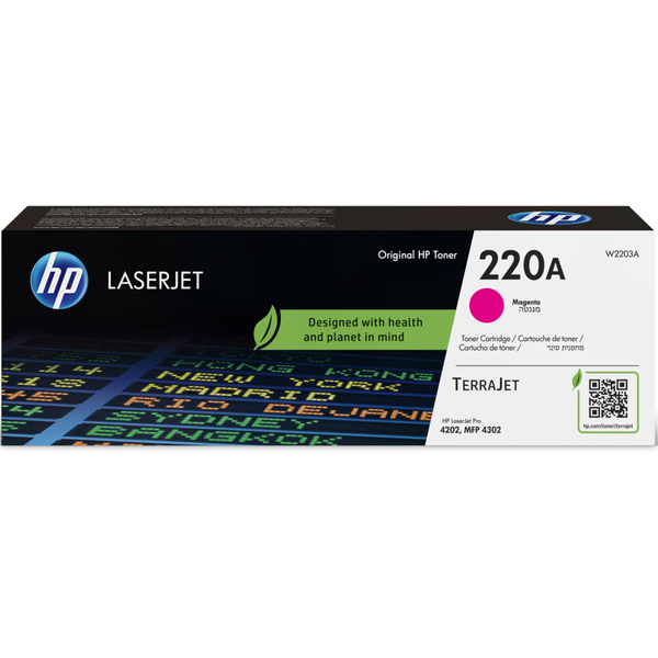 HP W2203A Magenta Cartucho de Toner Original - 220A