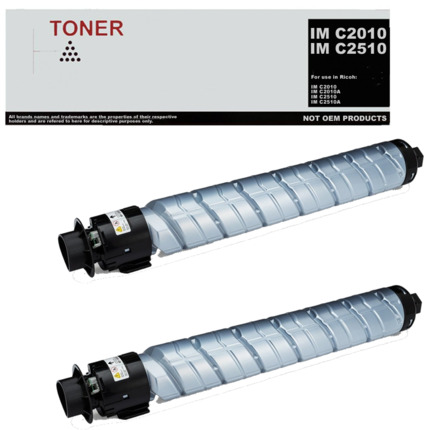 IMC2010 / IMC2510 pack 2 toner negro compatible con Ricoh 842561/842565.