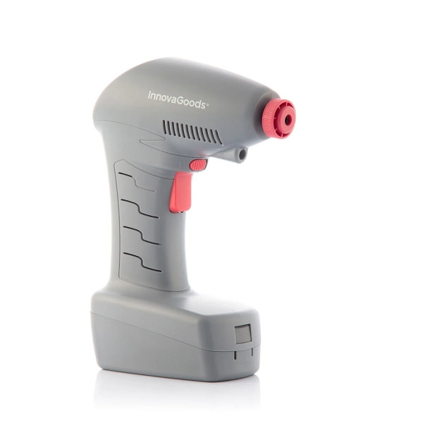 Innovagoods Airpro+ Compresor de Aire Portatil - Potencia 100W - Toma de Corriente de 12V - 25l/min - Cable 3.5m - Luz LED - Inc