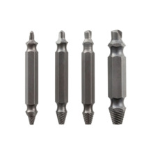 Innovagoods Brocas para Extraer Tornillos - Acero Templado Endurecido - 4 Piezas - Universal - Color Gris