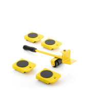 Innovagoods HeavEasy Herramienta de Elevacion y Transporte de Cargas hasta 200kg - Ruedas 360Âº - Mango Antideslizante - Multifu