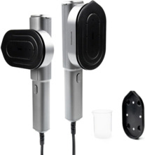 Innovagoods Plancha de Vapor Vertical 2 en 1 de Viaje - Potencia 1200W - Doble Orientacion - Vapor Continuo de 10 g/min - Deposi