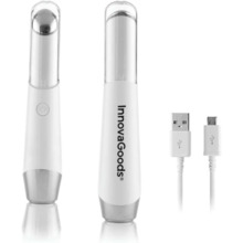 Innovagoods Therey Masajeador de Ojos Antiedad 3 en 1 - Bateria 300mAh - Fototerapia - Termoterapia - Vibracion - Recargable - B