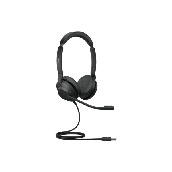 Jabra Evolve2 30 MS  Auriculares con Microfono USB - Cancelacion de Ruido - Diadema Ajustable - Controles en Auricular - Cable d