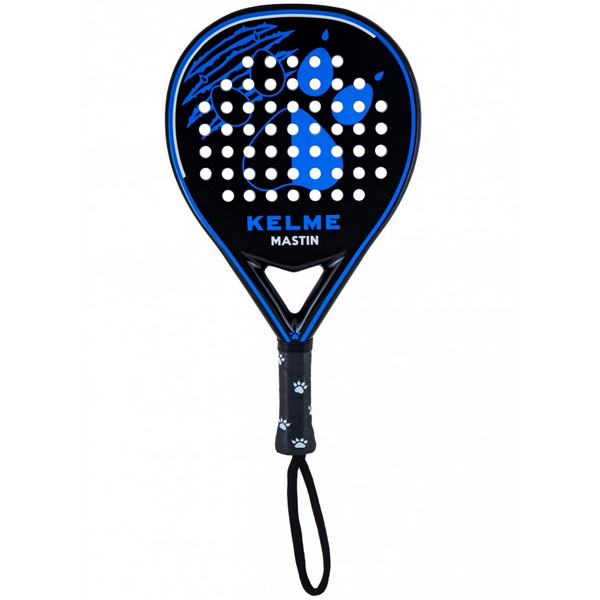 Kelme Mastin Pala de Padel - Forma Mixta - Marco y Cara 100% Fibra de Vidrio - Nucleo Goma Eva