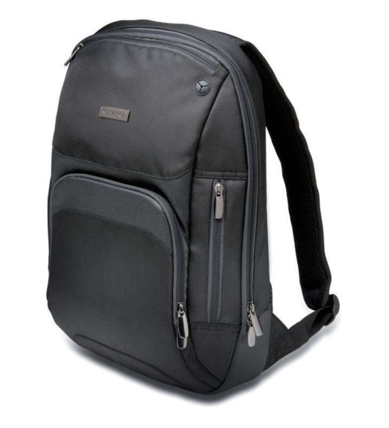 Kensington Mochila Triple Trek Optimizada para Ultrabook - Nylon Balistico de 1680 Deniers - Proteccion Snugfit(Tm) - Color Negr