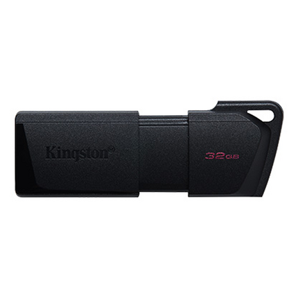 Kingston DataTraveler Exodia M Memoria USB 32GB - USB 3.2 Gen 1 - Capuchon Movil - Enganche para Llavero - Color Negro (Pendrive)