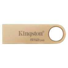 Kingston DataTraveler SE9 G3 Memoria USB-A 3.2 Gen 1 512GB - 220 MB/s en Lectura - DiseÃ±o Metalico - Color Oro (Pendrive)