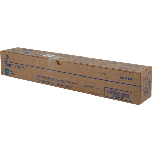 Konica Minolta TN512 Cyan Cartucho de Toner Original - TN512C/A33K452