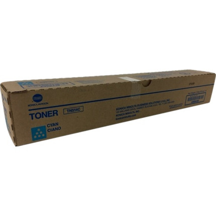 Konica Minolta TN514 Cyan Cartucho de Toner Original - A9E8450/TN514C